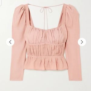 Reformation plath top pink size medium